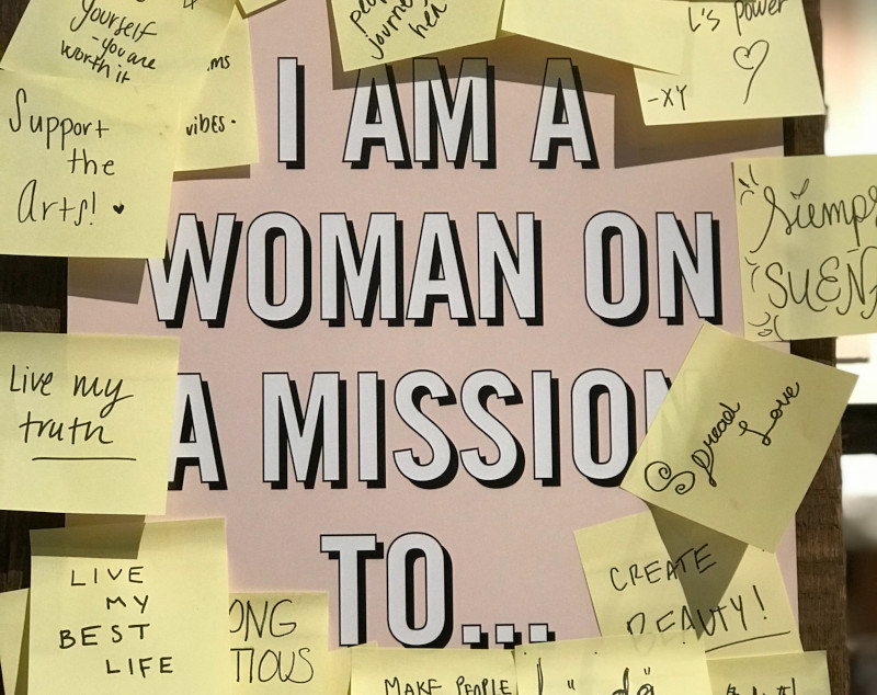 Vrouw met een missie